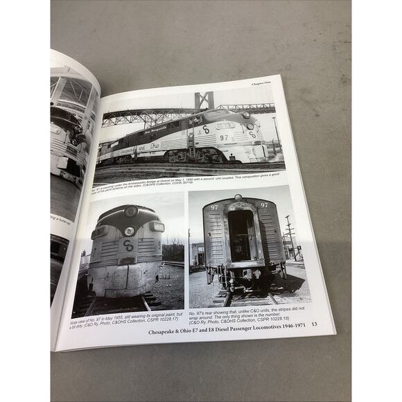 Chesapeake & Ohio E7 and E8 Diesel Passenger Locomotives 1946-1971 by Dixon 2014 - Picture 4 of 10